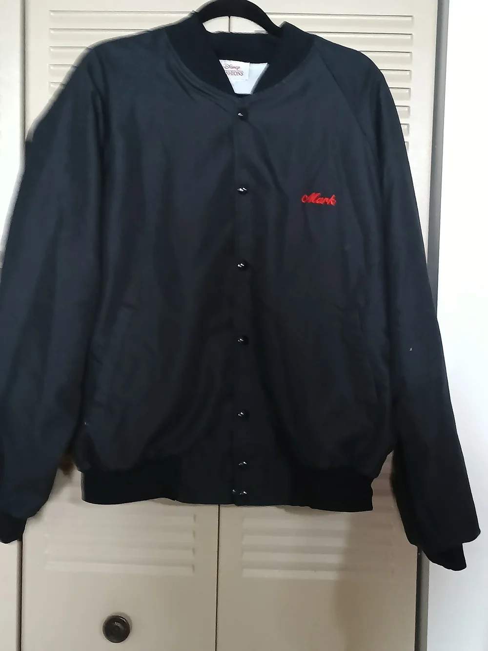 Disney 'On Tour' Black Jacket with Neon Heart Logo